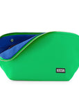 Kusshi Signature Makeup Bag - Kelly Green & Navy