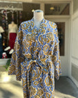 Pumpkin Flower Cotton Robe