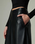 Tavi Vegan Leather Skirt