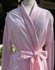 Seersucker Robe - Pink