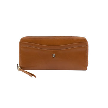 Hobo Max Leather Wallet in Truffle