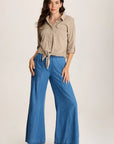 Florentine Wide Leg - Etiolate