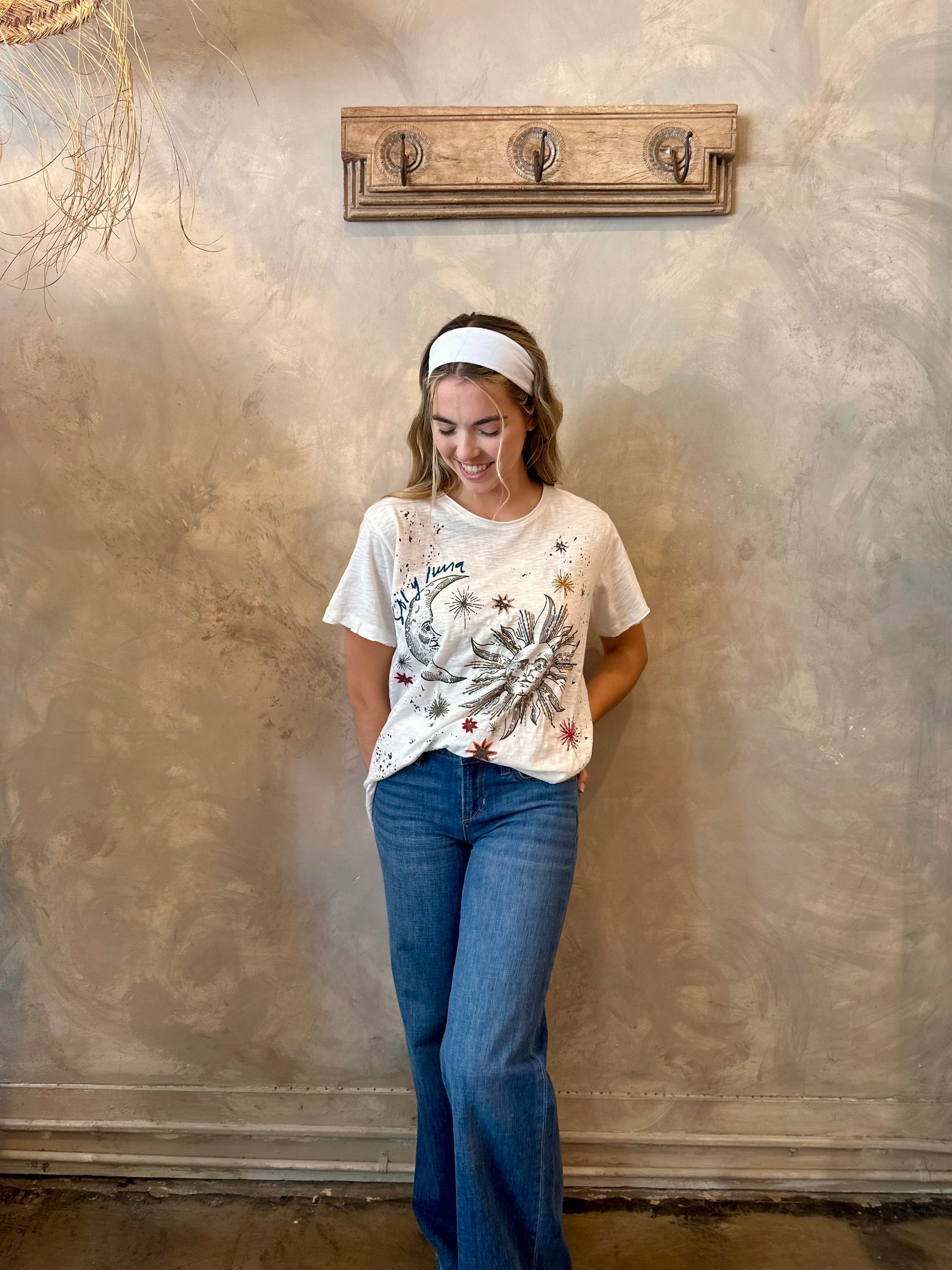 Kara Moon Top - Ivory