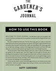 Gardener's Journal