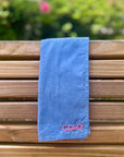 "Ciao" Bandana - Blue & Pink