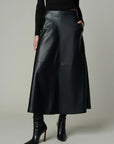 Tavi Vegan Leather Skirt