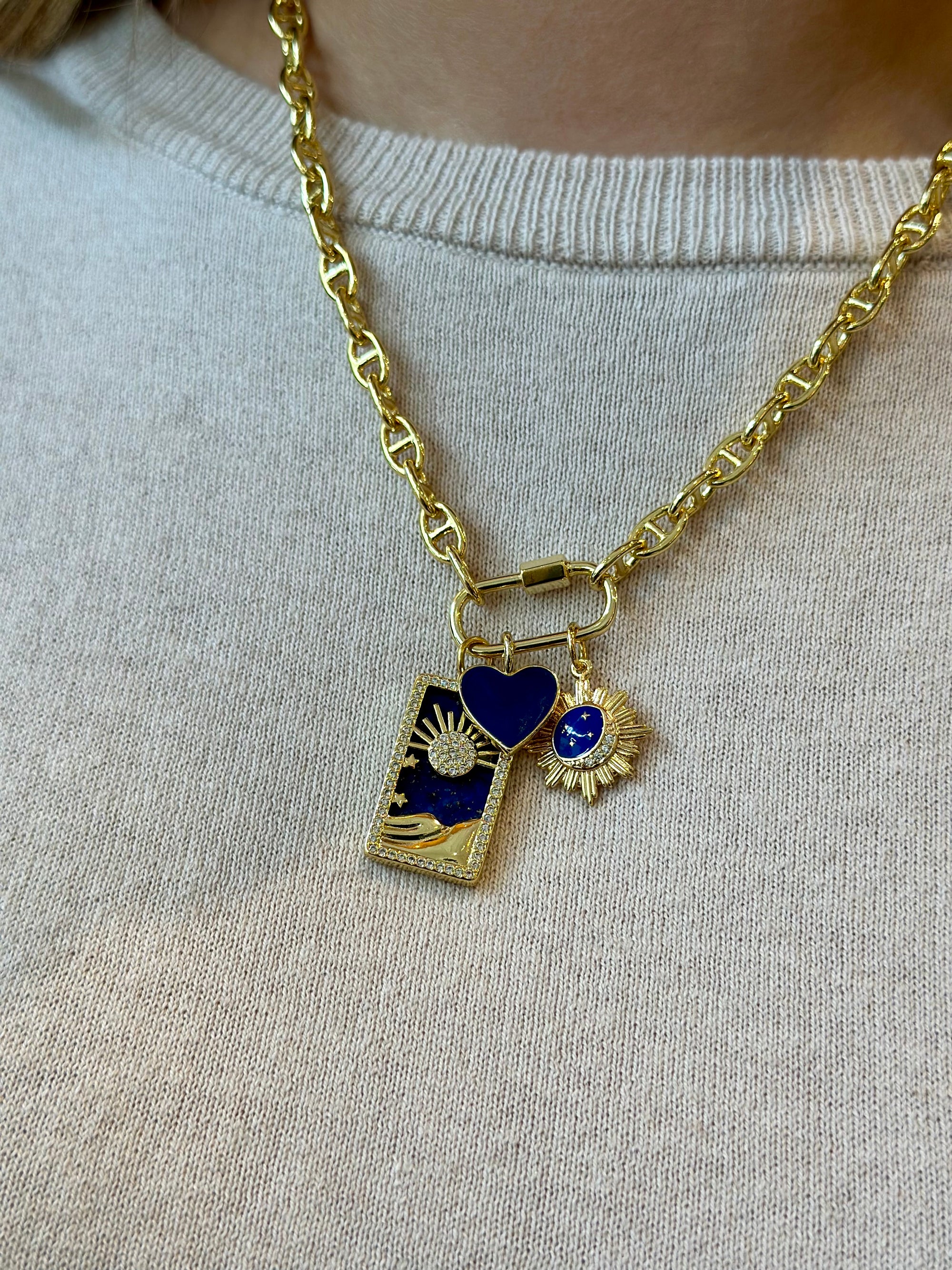 TCP Small Blue Heart Charm