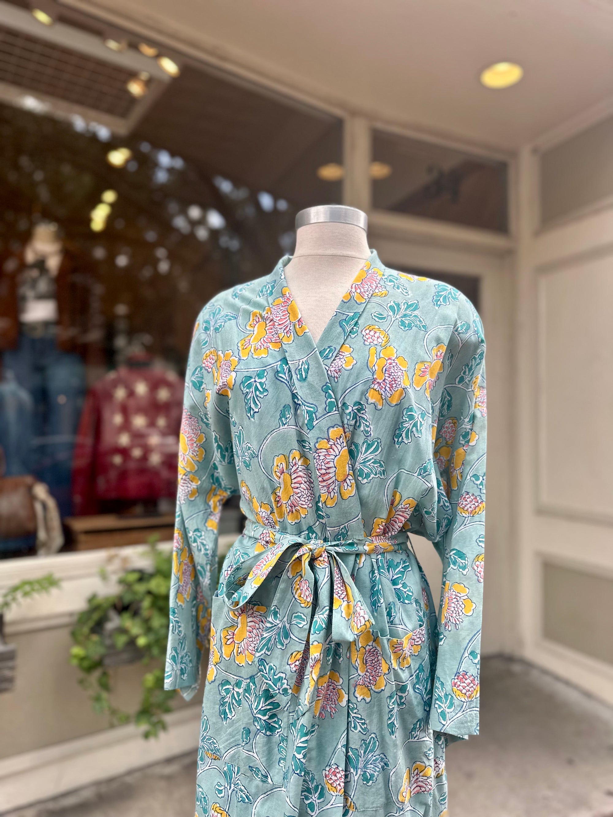 Cornflower Green Robe