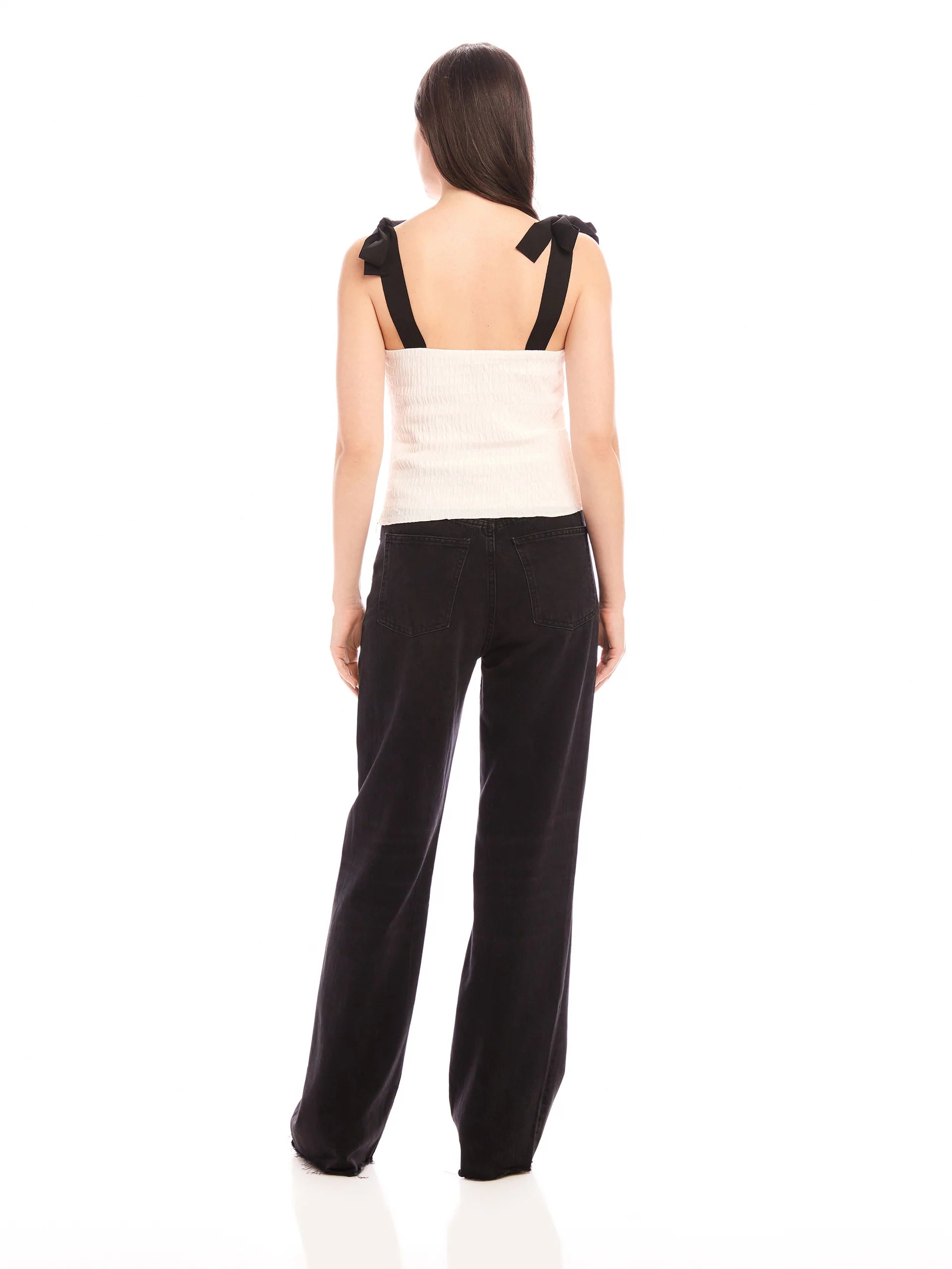 Annie Ribbon Tie Top