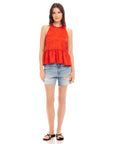Floren Ruffle Hem Halter