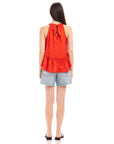 Floren Ruffle Hem Halter