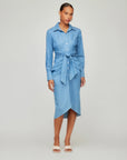 Rayleen Pleated Shirtdress