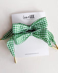 Gingham Shoelace - Green