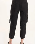 Embroidered Darri Jogger - Black