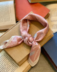Pink Paris Map Scarf