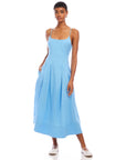 Jessa Midi Dress - Lake