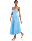 Jessa Midi Dress - Lake