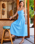 Jessa Midi Dress - Lake