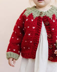Strawberry Cotton Cardigan