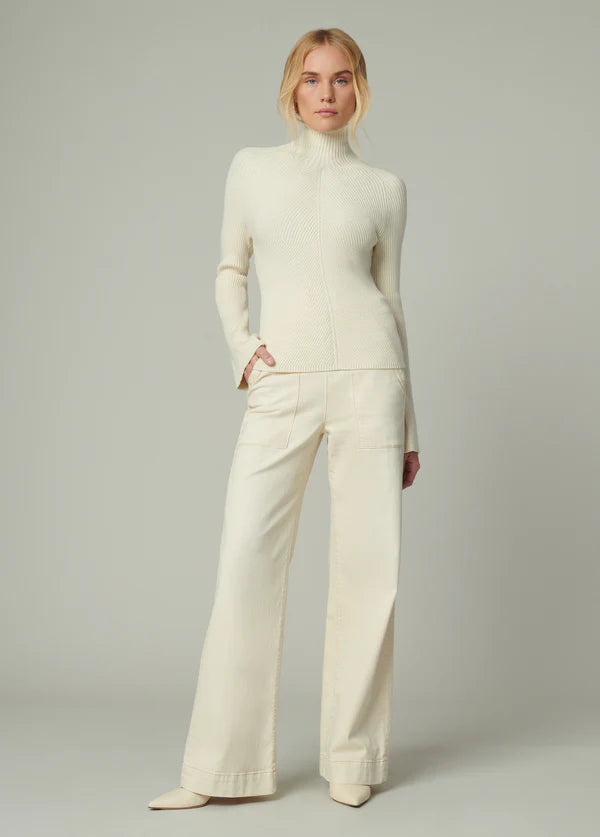 Palmer Turtleneck Sweater - Milk