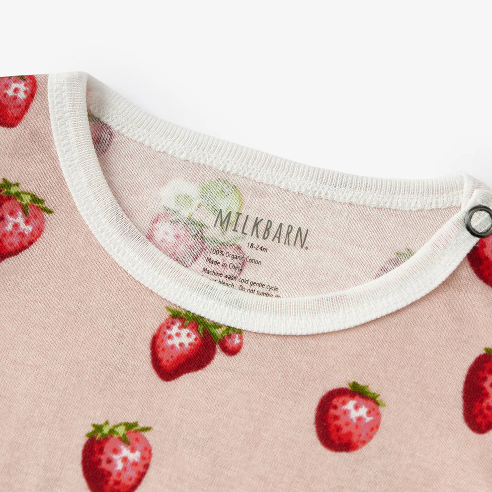 Strawberry Ruffle Onesie