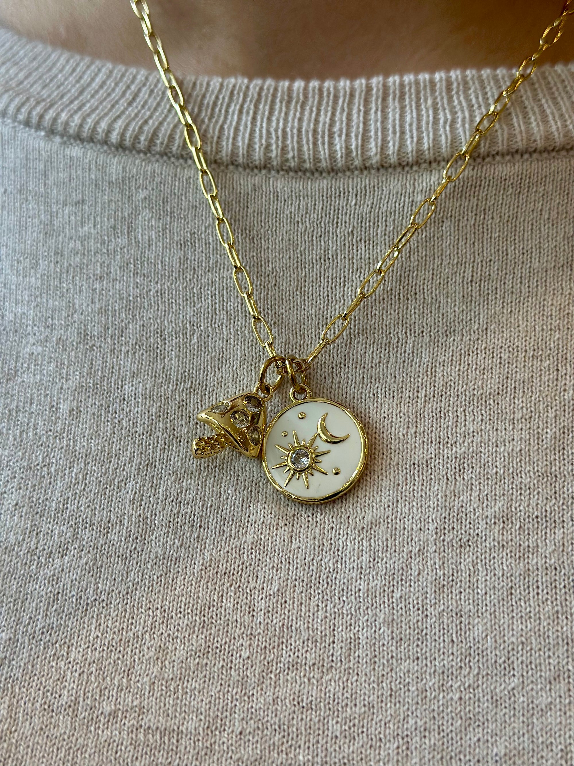 TCP Sun & Moon Coin Charm