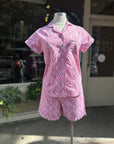 Clare Short Sleeve Shorty Pajamas