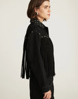 Jenna Fringe Denim Jacket