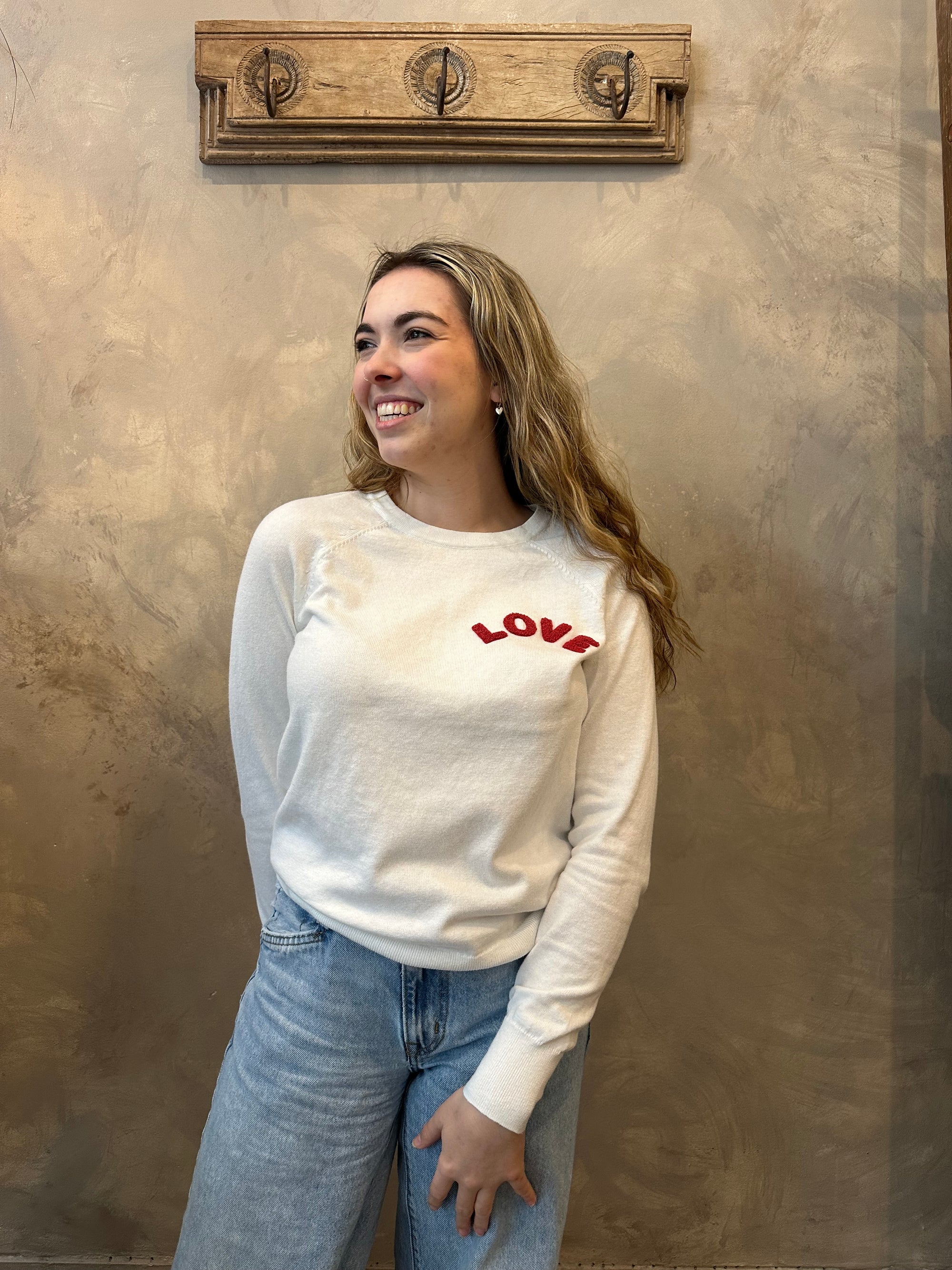 Love Sweater - White