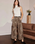 Rylee Crop Pant - Leopard