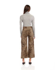 Rylee Crop Pant - Leopard