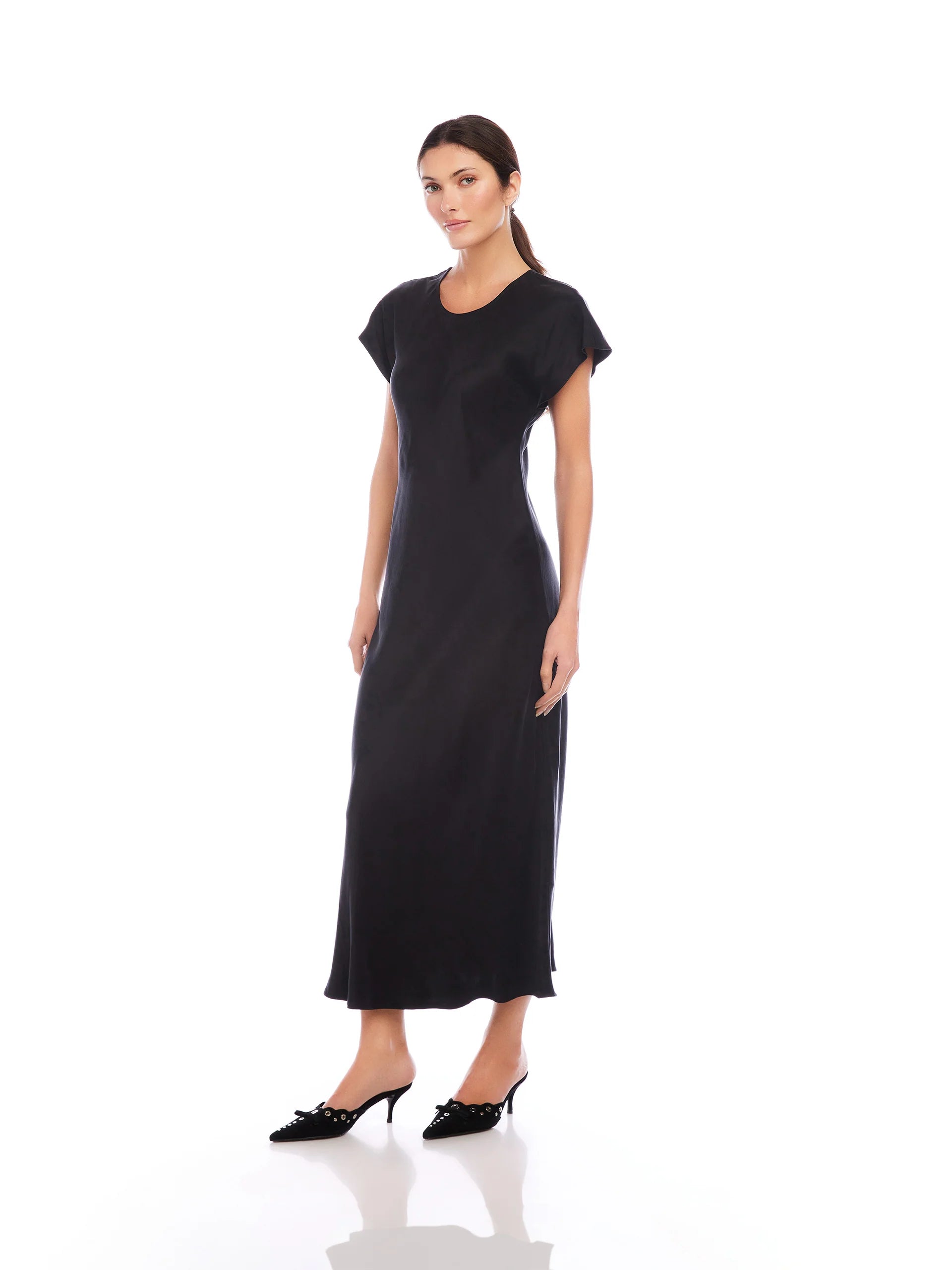 Emmeline Bias Dress - Black
