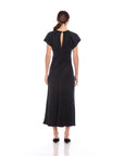 Emmeline Bias Dress - Black