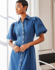 Esme Denim Midi Shirtdress
