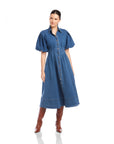 Esme Denim Midi Shirtdress