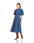 Esme Denim Midi Shirtdress