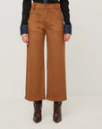Rylee Cropped Pants - Camel