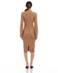 Midi Sweater Dress - Earth