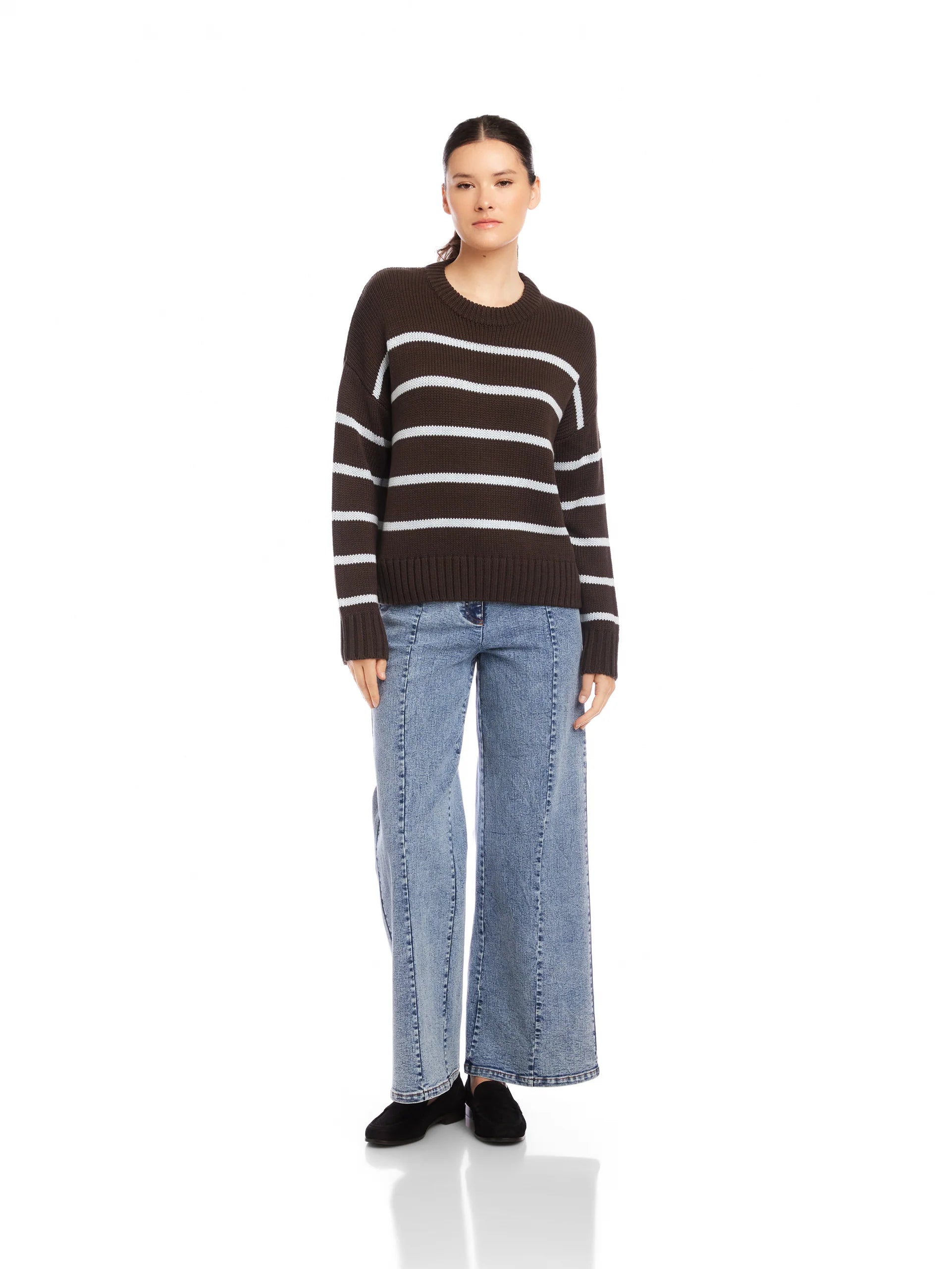 Luca Crewneck Sweater - Stripe
