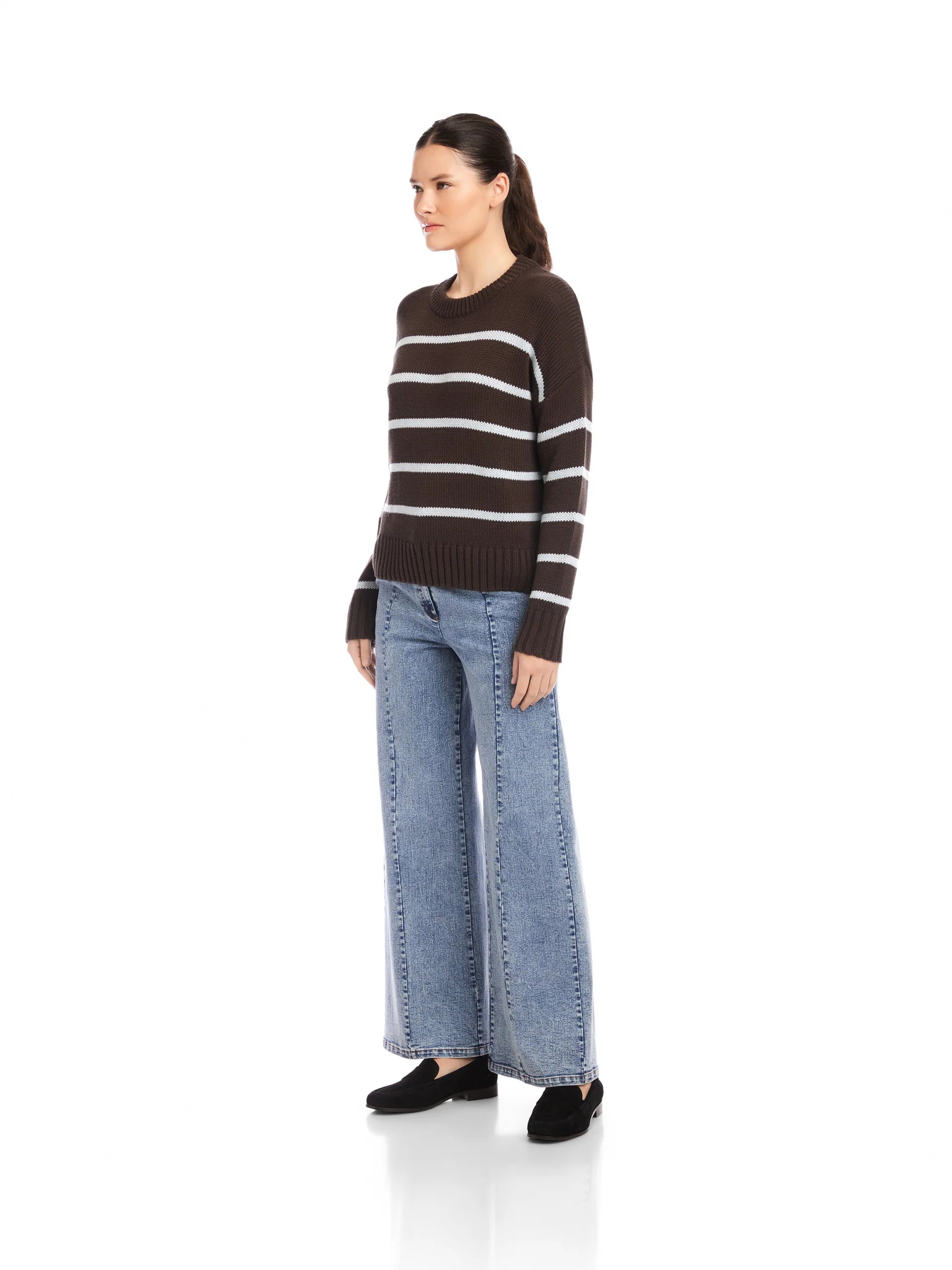 Luca Crewneck Sweater - Stripe