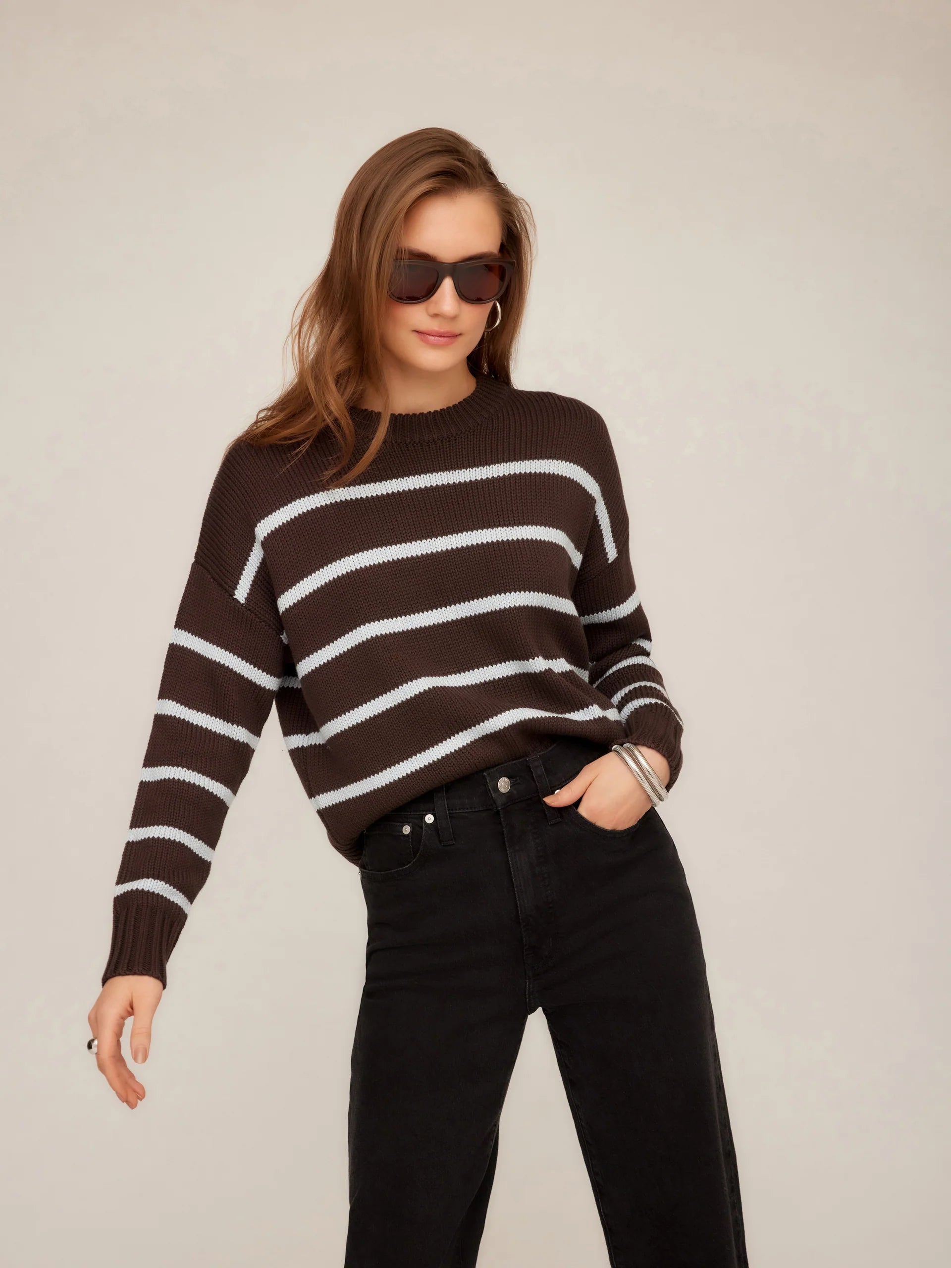 Luca Crewneck Sweater - Stripe