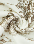 Country Toile Kerchief Bib