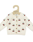 Embroidered Cherry Cardigan