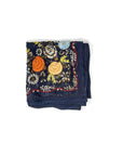 Embroidered Bandana - Mood Indigo