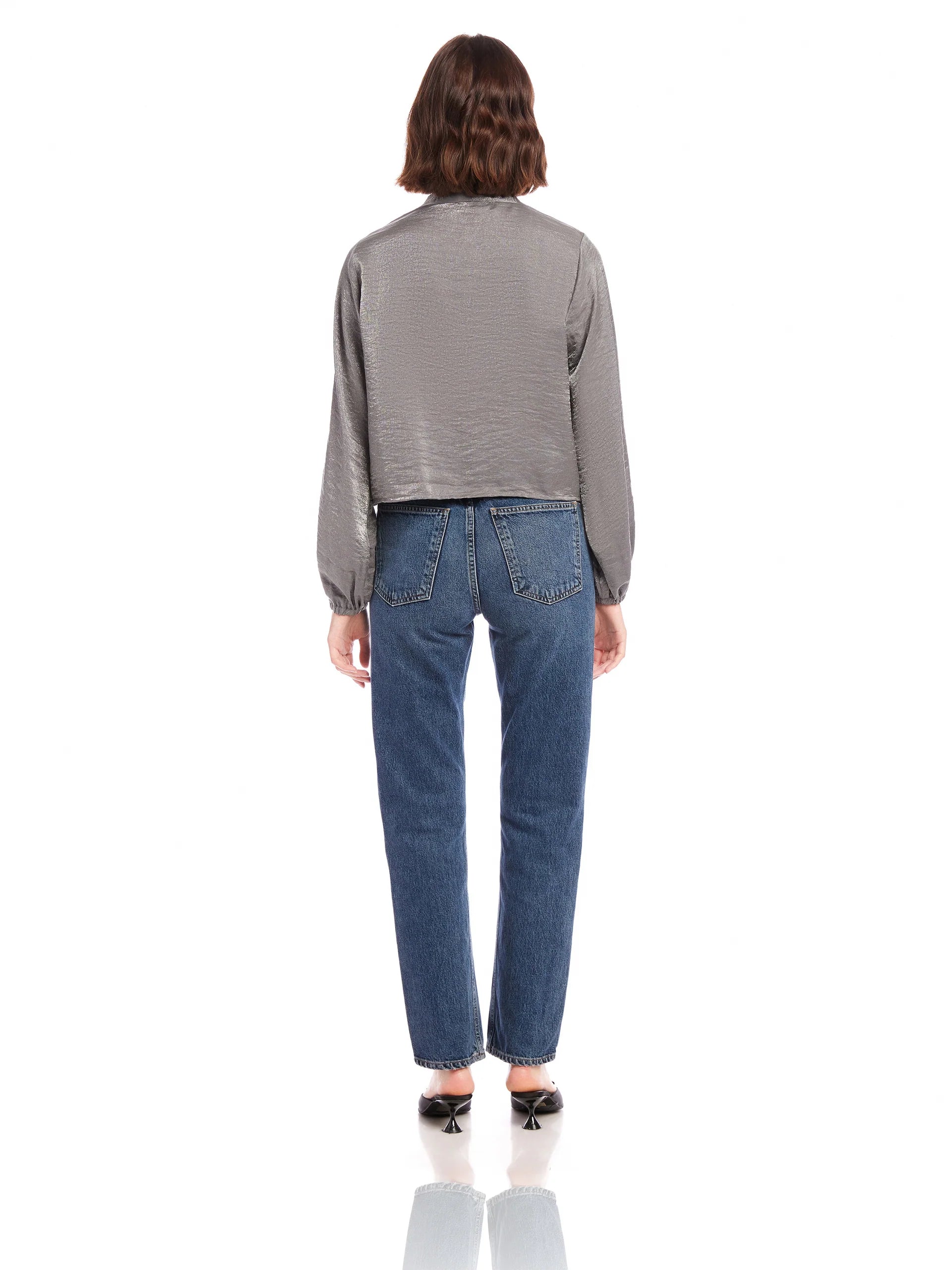 Scarlet Tie Front Top