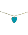 TCP Teal Heart Charm
