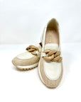 Raffia Chain Loafer