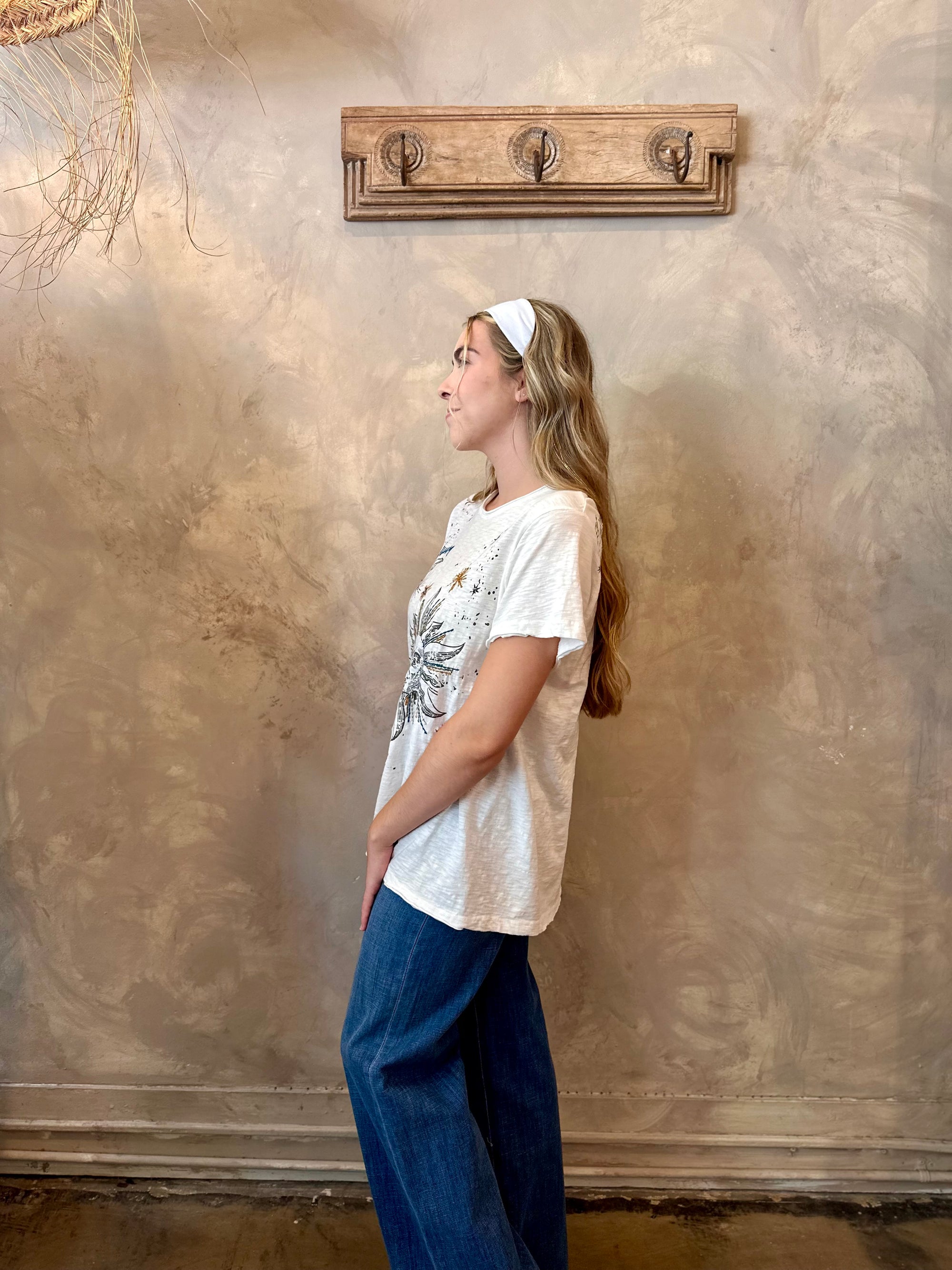 Kara Moon Top - Ivory