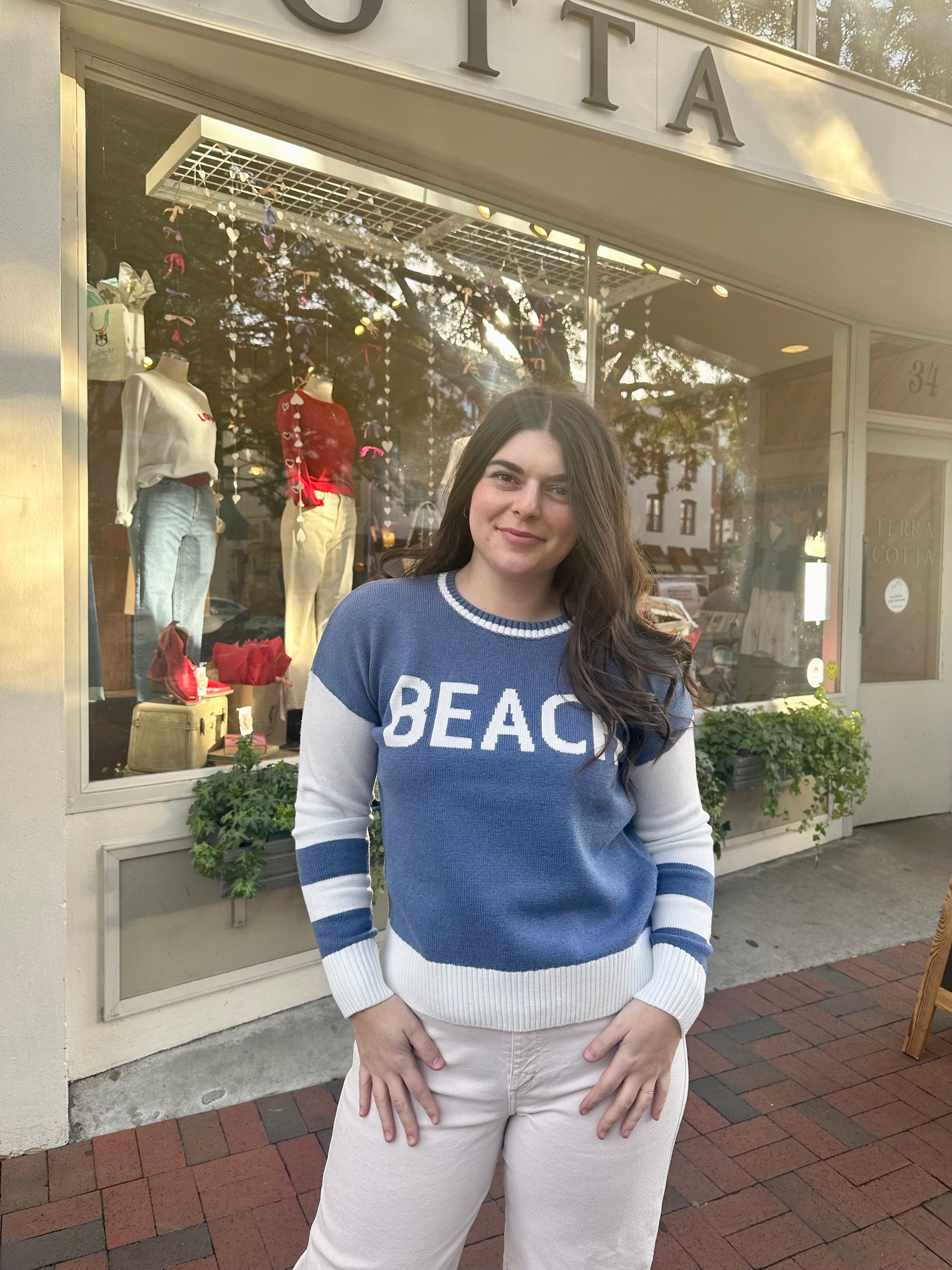 Beach Sweater - Denim
