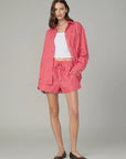Boyfriend Button Down - Cherry